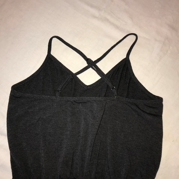 NWOT Shosho Dark Gray Jumpsuit Romper - Picture 5 of 6